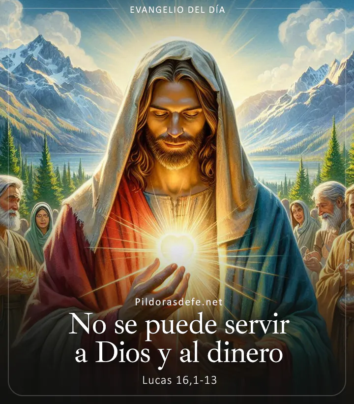 Evangelio de hoy, Lucas 16,1-13: No se puede servir a Dios y al dinero