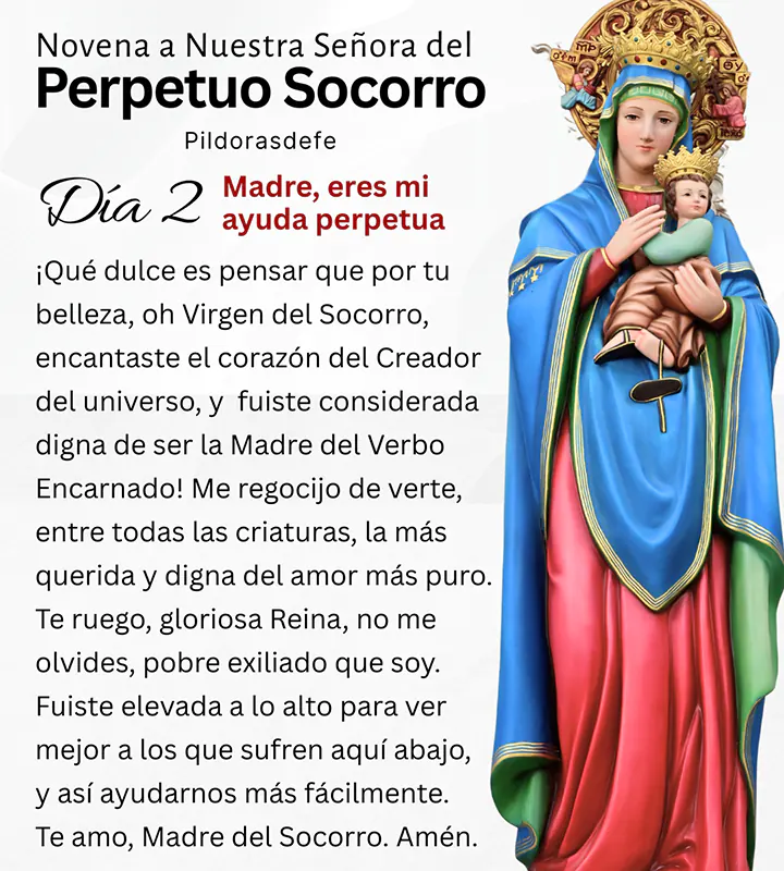 Novena a la Virgen del Perpetuo Socorro, día 2