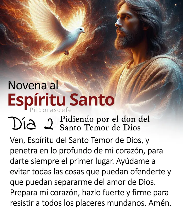 Oración del día 2 de la Novena al Espíritu Santo: Pentecostés