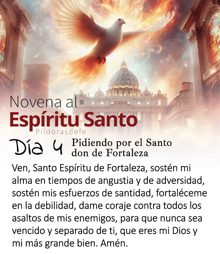 Meditación para el día 4 de la Novena al Espíritu Santo (Pentecostés)