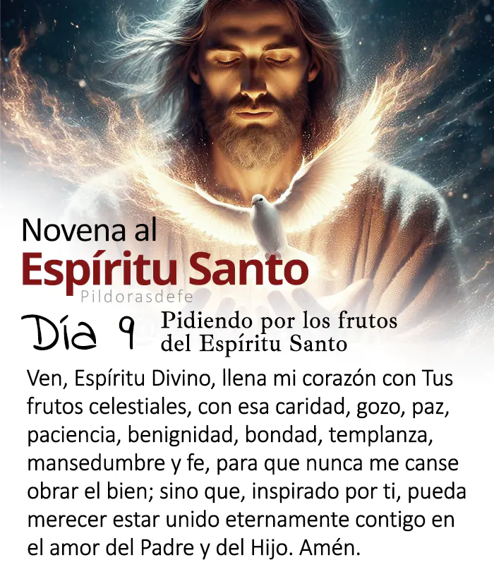 Oración del día 9 de la Novena al Espíritu Santo: Pentecostés