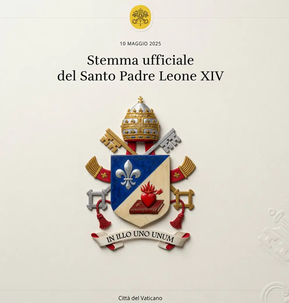Official Coat of Arms of the Pontificate Pope Leo XIV