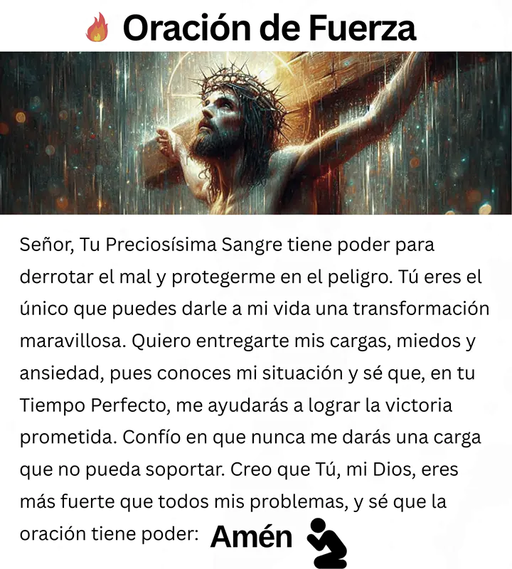 Oración de fuerza para hoy