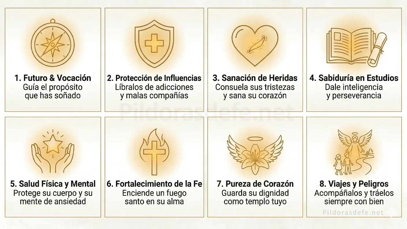 Poderosas oraciones por los hijos para cuidarlos, protegerlos del mal y guiarlos en el camino