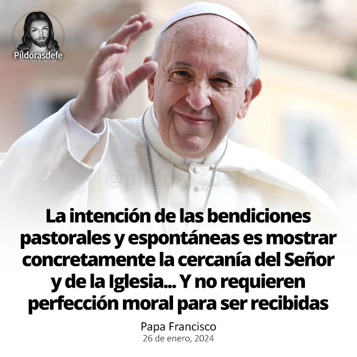 Papa Francisco sobre las bendiciones a parejas irregulares: No requieren buena moral para ser recibidas