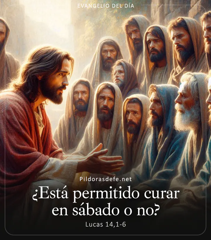 Evangelio de hoy, Lucas 14,1-6: ¿Está permitido curar en sábado o no?