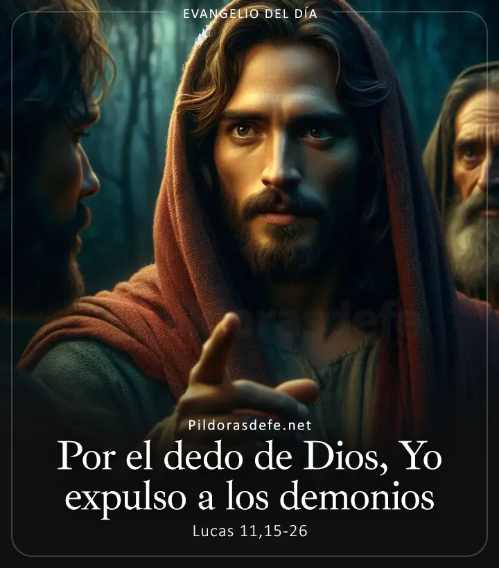 Evangelio de hoy, Lucas 11,15-26: Por el dedo de Dios, Yo expulso a los demonios