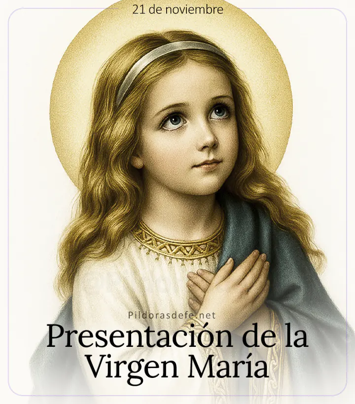 Presentación de la Virgen María al Templo: Memoria litúrgica