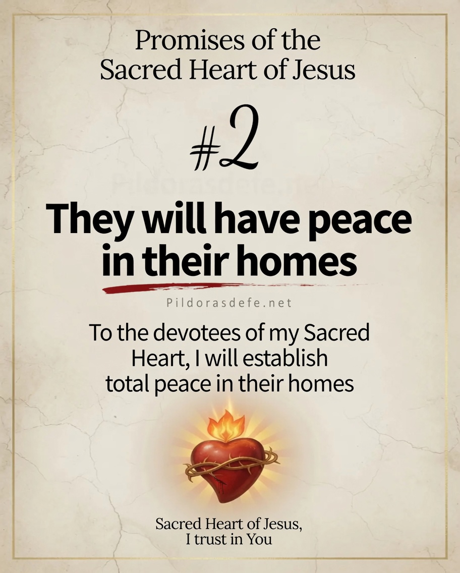 Promise 2 Sacred Heart of Jesus Promise of the Sacred Heart of Jesus #2: