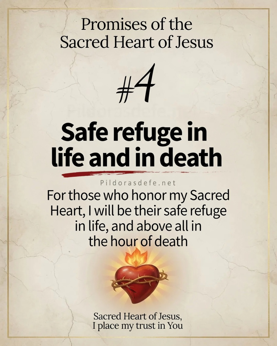 Promise 4 Sacred Heart of Jesus Promise of the Sacred Heart of Jesus #4: