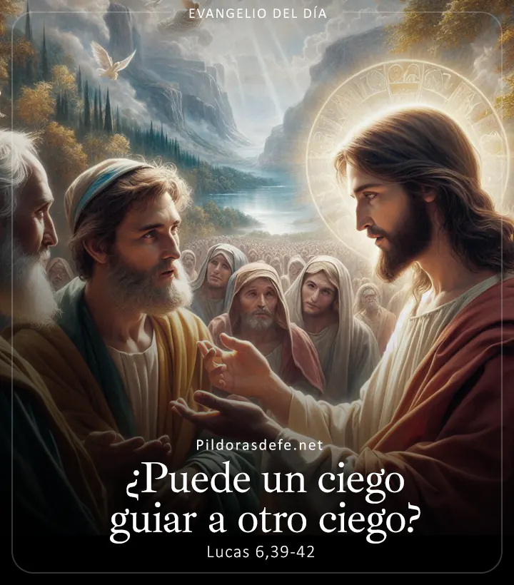 Evangelio de hoy, Lucas 6,39-42: ¿Puede un ciego guiar a otro ciego?