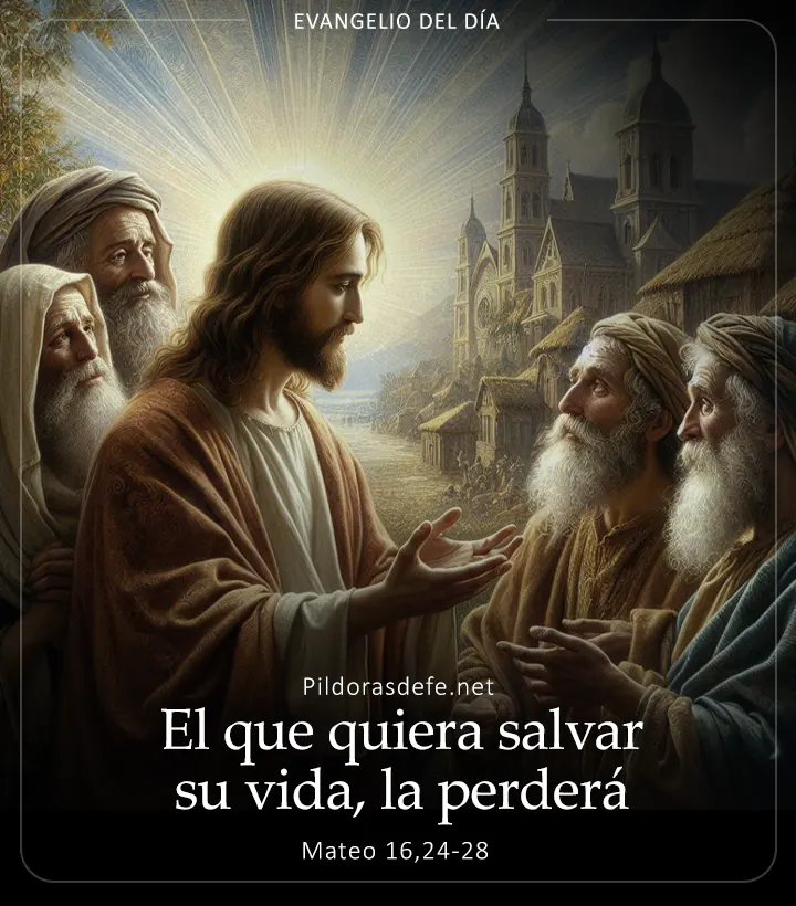 Evangelio de hoy, Mateo 16,24-28: ¿Qué podrá dar el hombre a cambio de su vida?