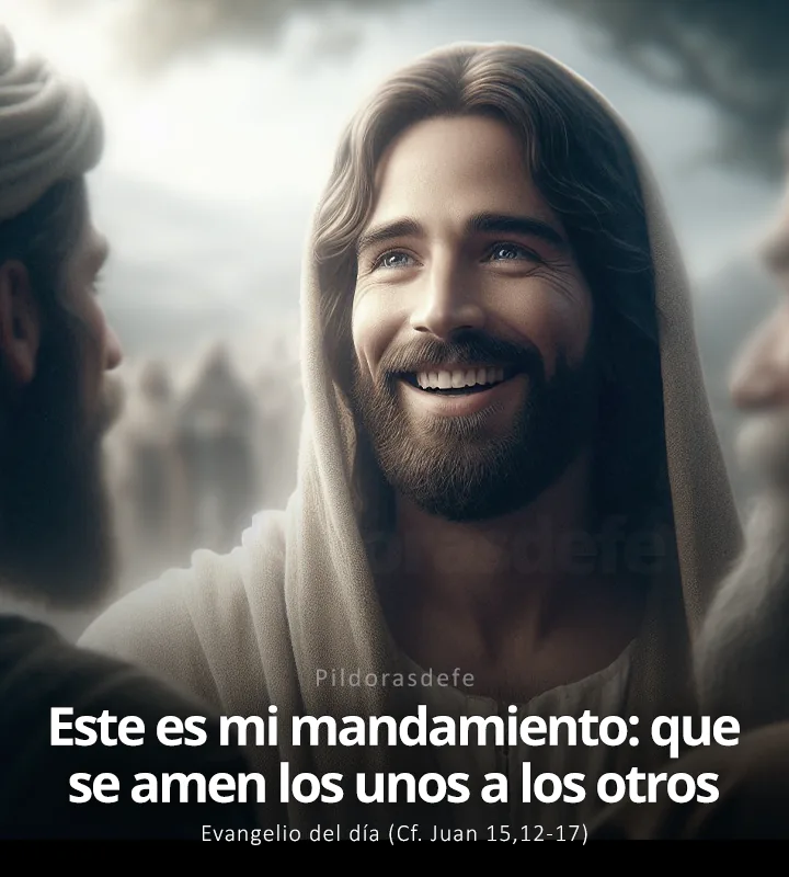 Evangelio de hoy, Juan 15,12-17: Este es mi mandamiento: que se amen los unos a los otros