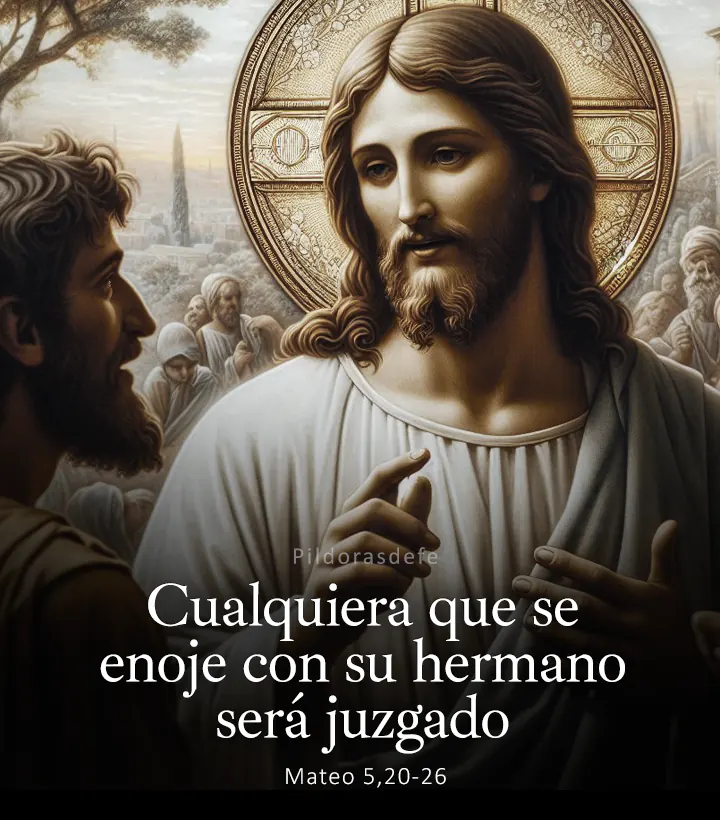 Evangelio de hoy, Mateo 5,20-26: Cualquiera que se enoje con su hermano será juzgado