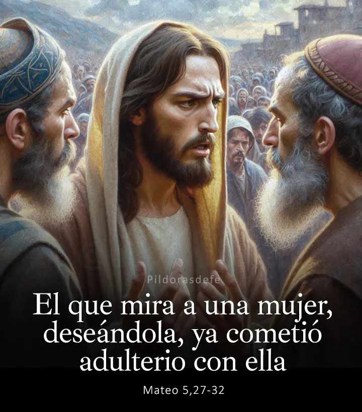 Evangelio de hoy, Mateo 5,27-32: El que mira a una mujer, deseándola, ya cometió adulterio con ella