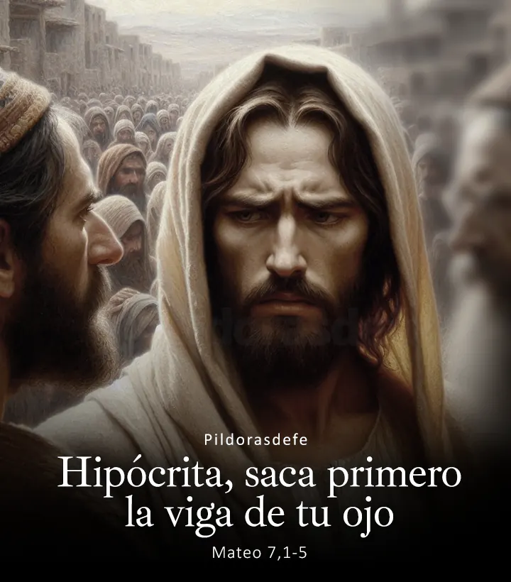 Evangelio de hoy, Mateo 7,1-5: Hipócrita, saca primero la viga de tu ojo