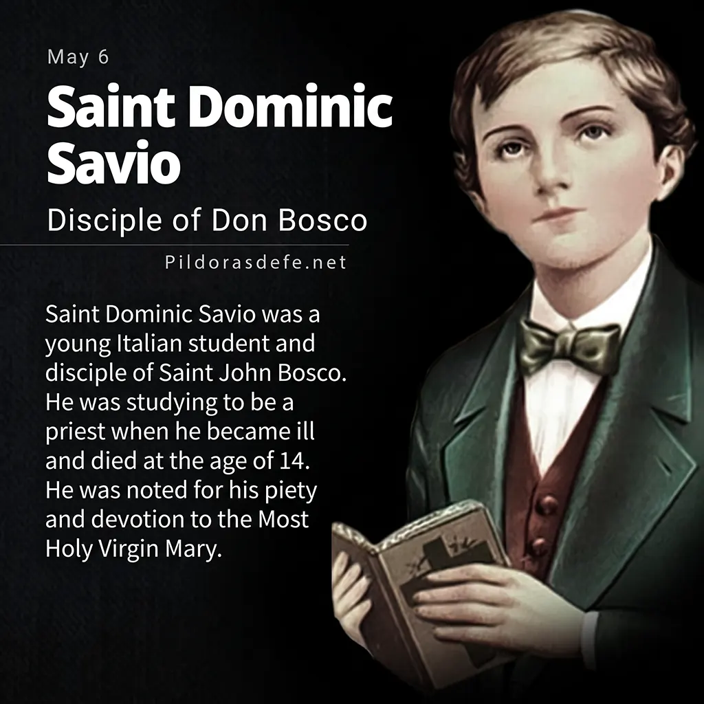 Saint Dominic Savio, Pupil of Don Bosco