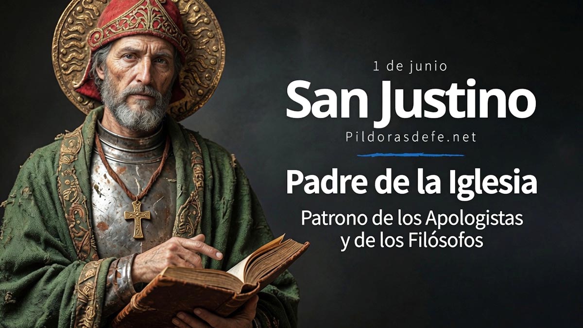 San Justino martir filosofo Padre de la Iglesia apologista biografia San Justino, Padre de la Iglesia: Patrono de los Apologistas