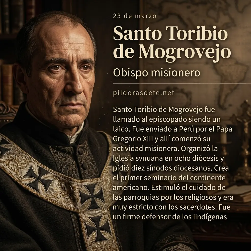 Santo Toribio de Mogrovejo, obispo misionero