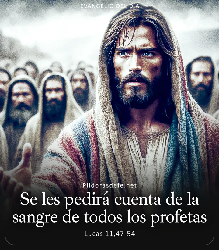 Evangelio de hoy, Lucas 11,47-54: Se pedirá cuenta de la sangre de todos los profetas