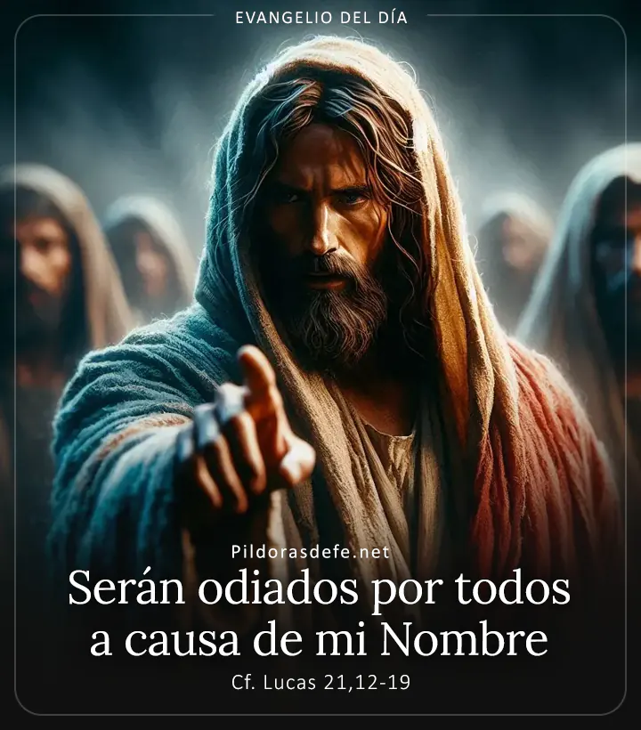 Evangelio de hoy, Lucas 21,12-19: Serán odiados por todos a causa de mi Nombre