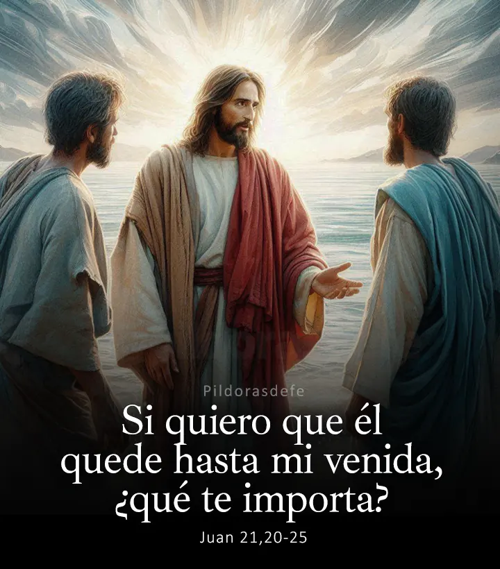 Evangelio de hoy, Juan 21,20-25: Si yo quiero que él quede hasta mi venida, ¿qué te importa?