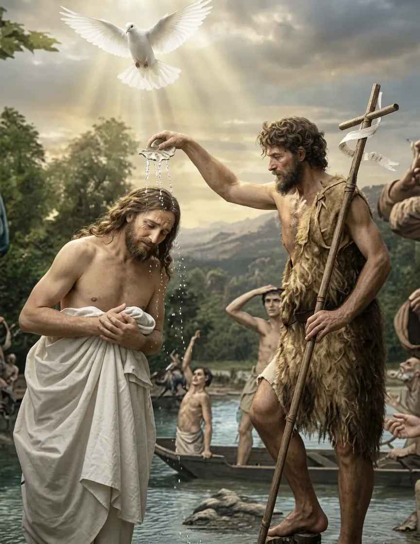 St John the Baptist Baptizing Jesus St. John the Baptist Baptizing Jesus in the Jordan River