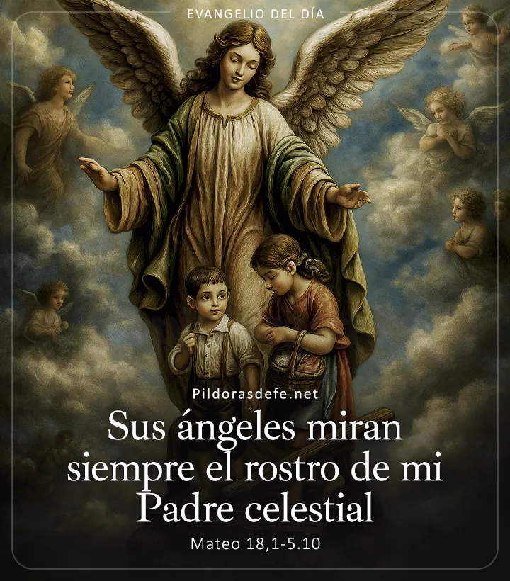 Evangelio de hoy, Mateo 18,1-5.10: Sus ángeles miran siempre el rostro de mi Padre celestial