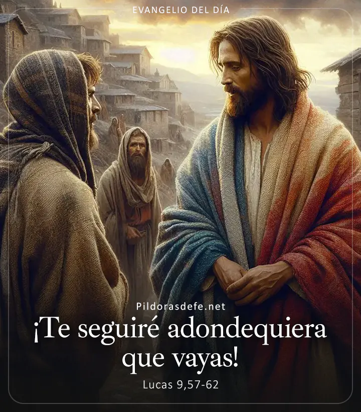 Evangelio de hoy, Lucas 9,57-62: ¡Te seguiré adondequiera que vayas!