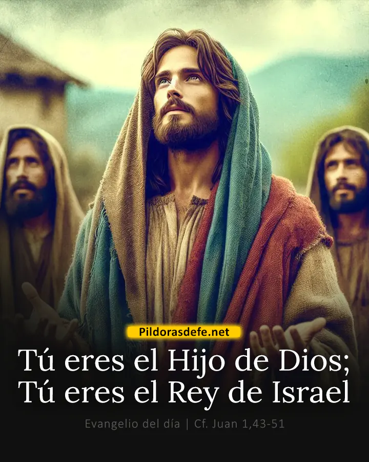 Evangelio de hoy, Juan 1,43-51: Tú eres el Hijo de Dios; tú eres el Rey de Israel