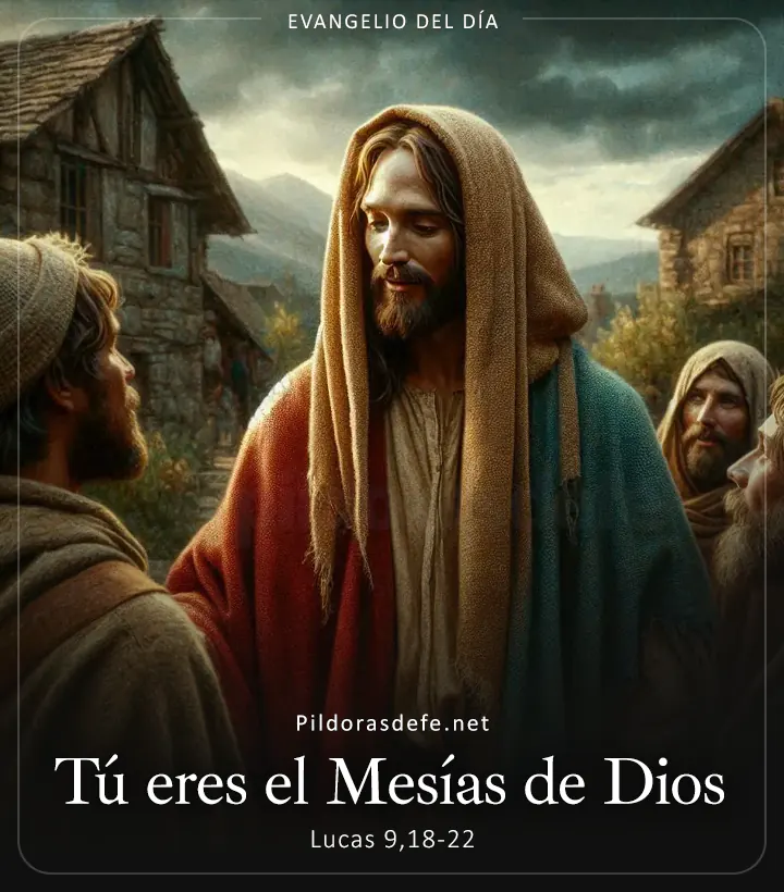 Evangelio de hoy, Lucas 9,18-22: Tú eres el Mesías de Dios, el Hijo del Hombre debe sufrir mucho