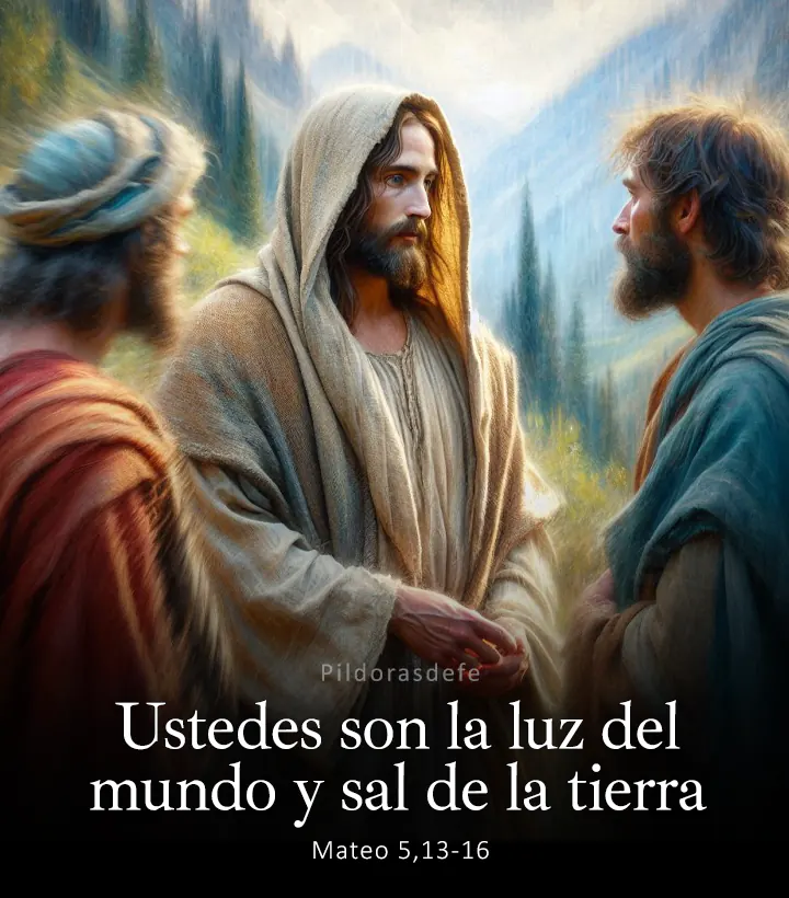 Evangelio de hoy, Mateo 5,13-16: Ustedes son la luz del mundo... Ustedes son la sal de la tierra