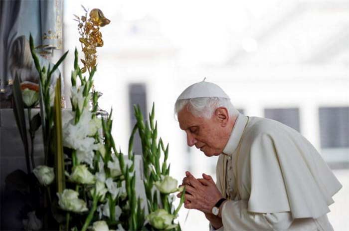 Benedicto XVI y la Virgen de Fátima