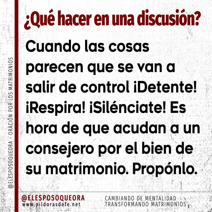 Qué hacer durante una discusión en el matrimonio. Acudir a un consejero