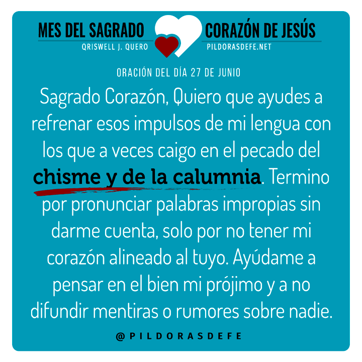 Oración del día 28 de junio al Sagrado Corazón de Jesus