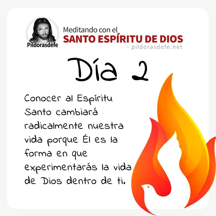 Meditación para el día 2 de la Novena al Espíritu Santo (Pentecostés)