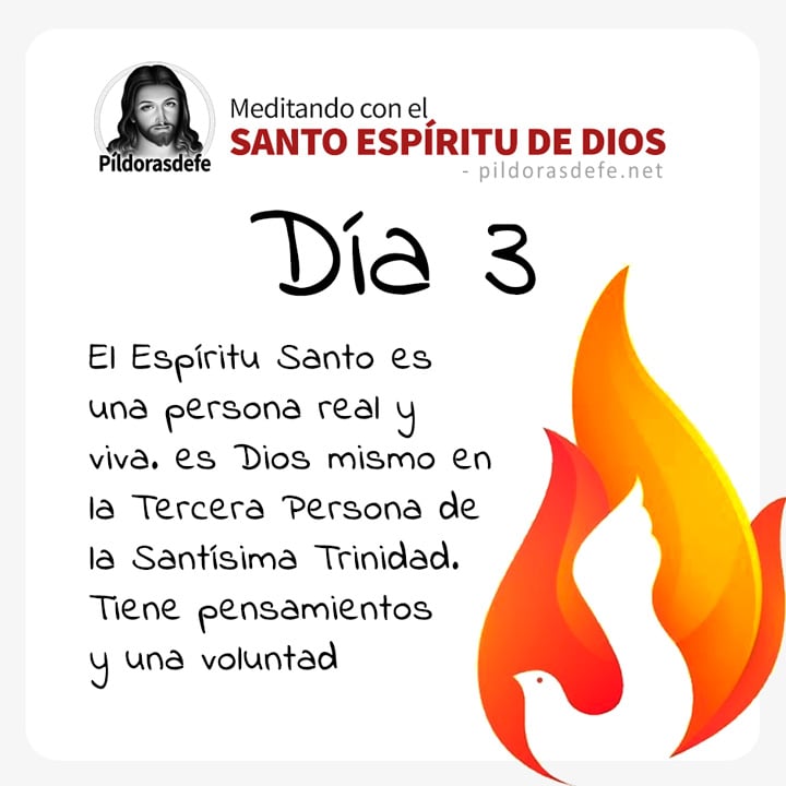 Meditación para el día 3 de la Novena al Espíritu Santo (Pentecostés)