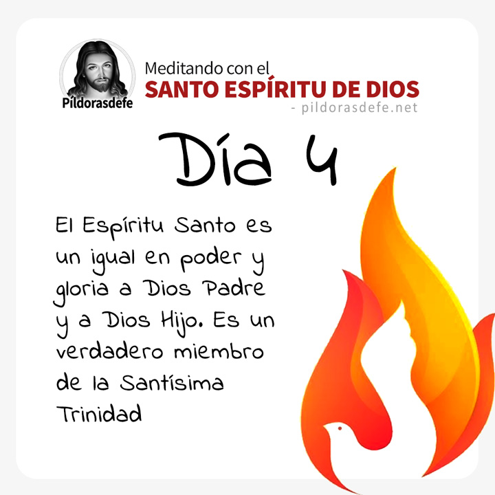 Meditación para el día 4 de la Novena al Espíritu Santo (Pentecostés)