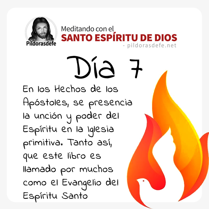 Meditación para el día 7 de la Novena al Espíritu Santo (Pentecostés)