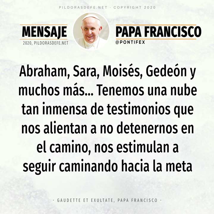 Reflexión de hoy 8 de mayo del Papa Francisco