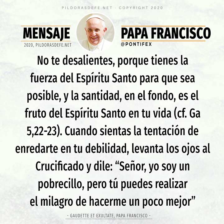 Reflexión de hoy 9 de mayo del Papa Francisco