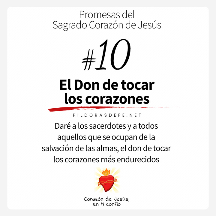 Las 12 promesas del Sagrado Corazón de Jesús (Promesa #10)