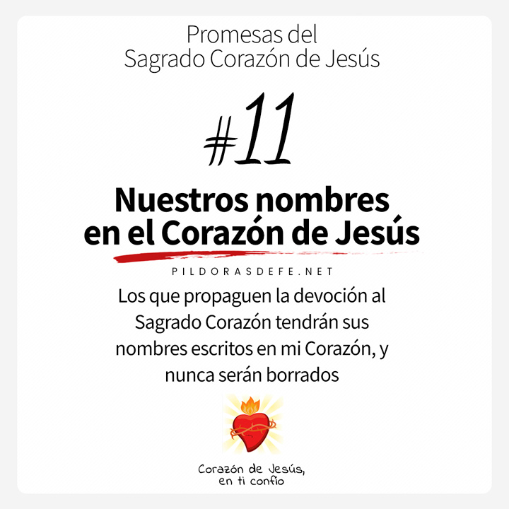 Las 12 promesas del Sagrado Corazón de Jesús (Promesa #11)
