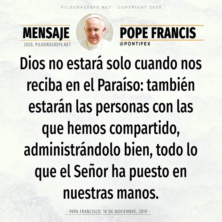 Palabra de reflexión de hoy 21 de mayo por el Papa Francisco