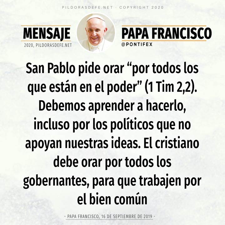 Reflexión de hoy 23 de mayo por el Papa Francisco