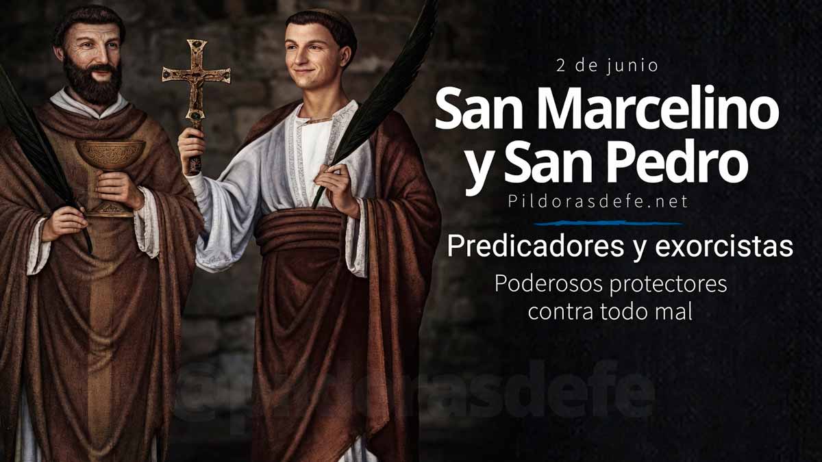San Marcelino y San Pedro, Mártires: Protectores contra el mal
