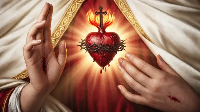 Healing anointing prayer to Sacred Heart of Jesus