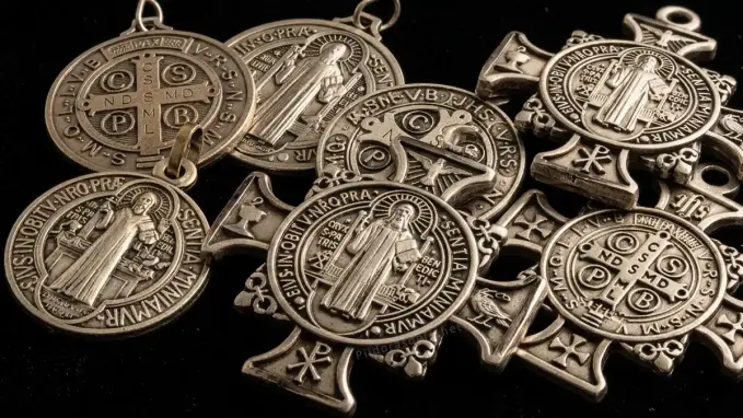 Powerful exorcism blessing St Benedict Medal cross protection