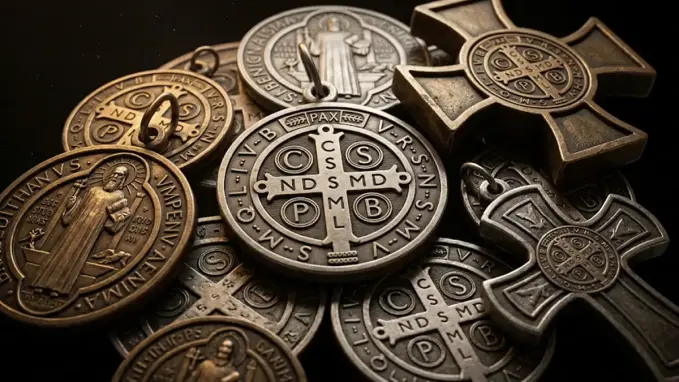 Powerful exorcism blessing St Benedict Medal cross protection guide