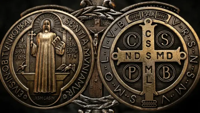 Powerful meaning of the Saint Benedict medal and cross for protection